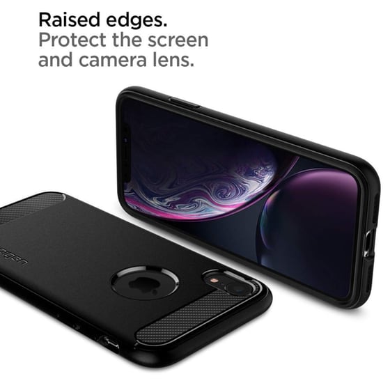 Θήκη Apple iPhone XR - Spigen Rugged Armor - Matte Black image 6