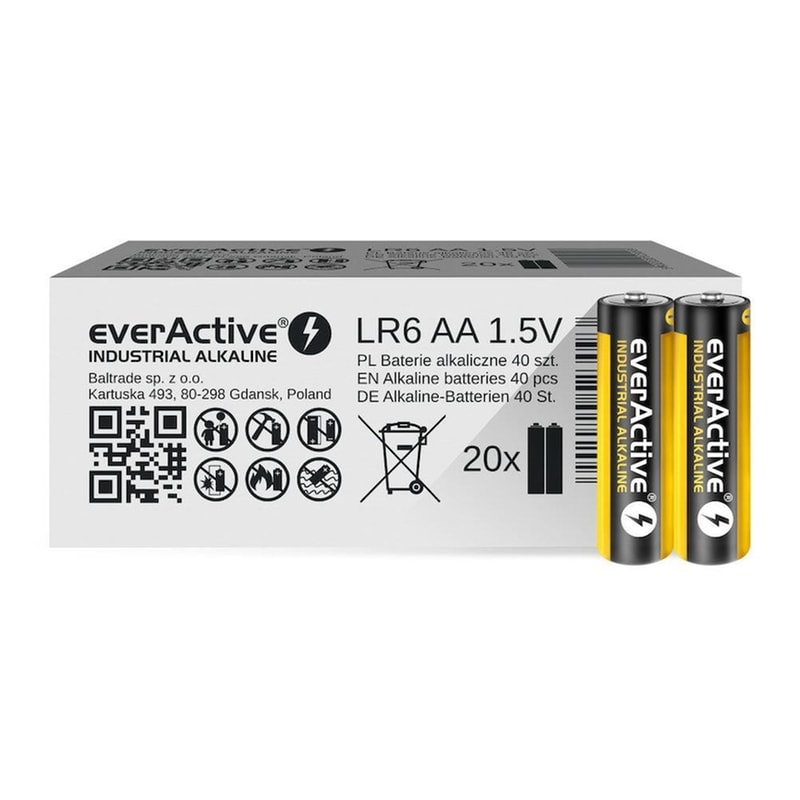 EVERACTIVE Everactive Αλκαλικές Μπαταρίες LR6 AA 1.5V 40τμχ