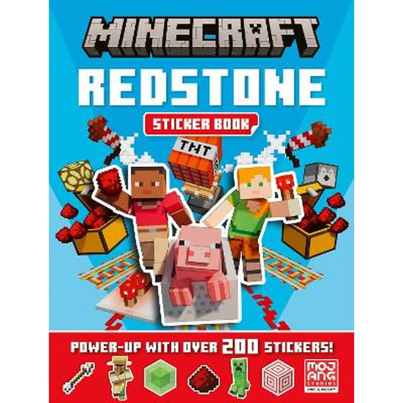 Minecraft Redstone Sticker Book