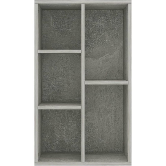 Βιβλιοθήκη VidaXL από Μοριοσανίδα 50x25x80 cm - Γκρι image 3