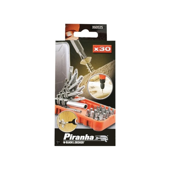 Σετ μύτες για κατσαβίδι - Black & Decker X60525-XJ - Piranha image 2