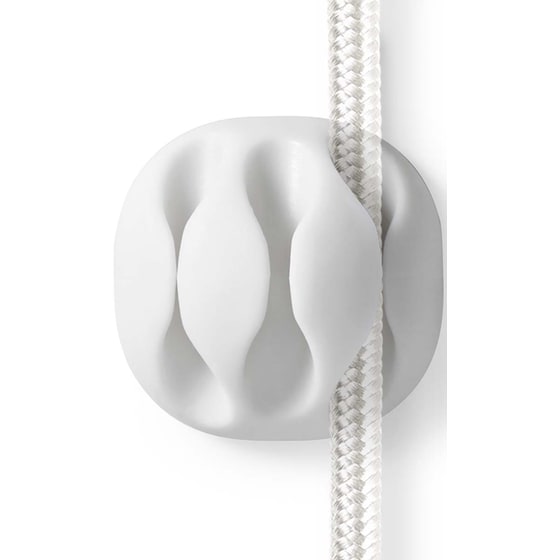 Clips Καλωδίων Nedis Cable Management 3 υποδοχές 4τμχ Λευκό image 4