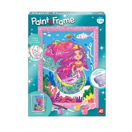 As Company Σετ Ζωγραφικής Paint & Frame Ζωγραφίζω Με Αριθμούς Mythical Mermaid