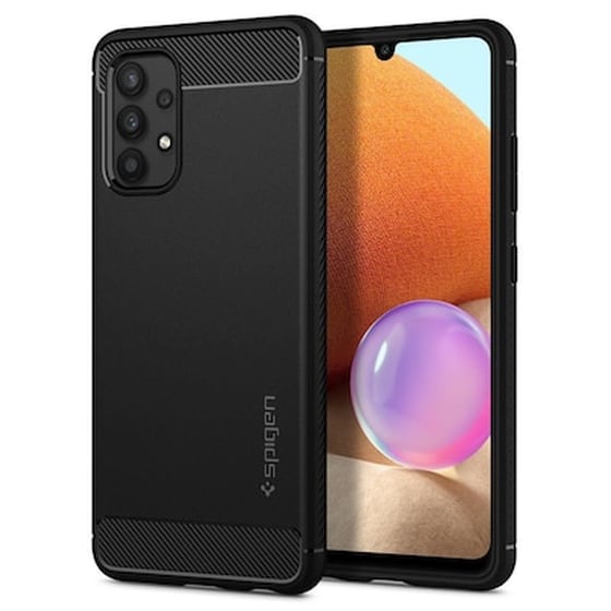 Θήκη Samsung Galaxy A52 - Spigen Rugged Armor - Matte Black image 0
