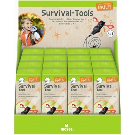 Εργαλεία Χειρός Moses Expedition Nature Tool 6 in 1 - Μαύρο/Πορτοκαλί image 3