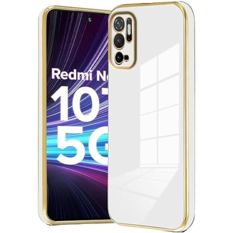 Θήκη Xiaomi Redmi Note 10 5G/Poco M3 Pro 5G – Bodycell Gold Plated – Λευκό