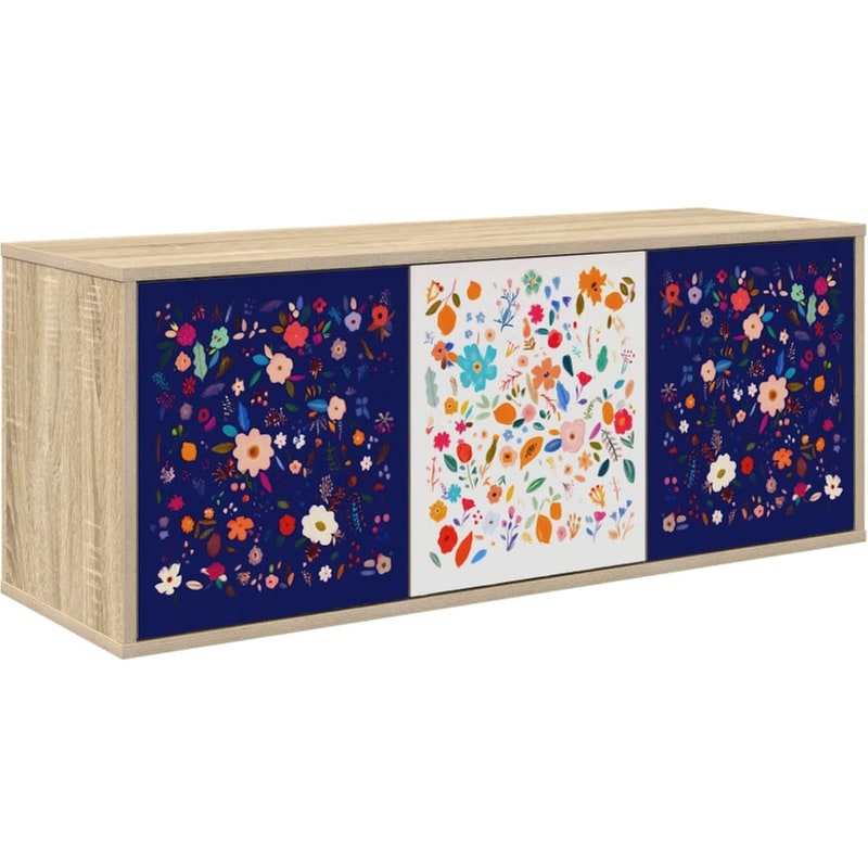Έπιπλο Τηλεόρασης VidaXL MAINZ Επιτοίχιο 102 x 33 x 40 cm - Sonoma Δρυς