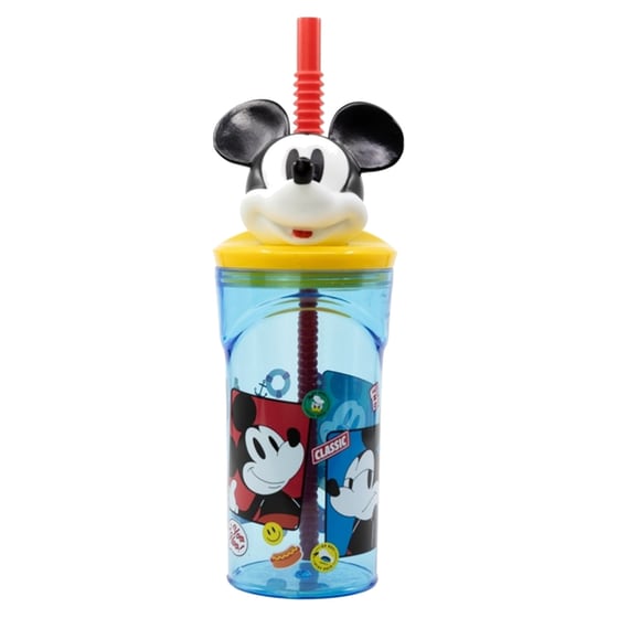 Ποτήρι 3D Stor Mickey Mouse Πλαστικό 360 ml - Μπλε/Κίτρινο image 0