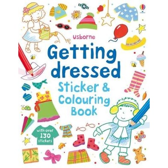 Getting Dressed Sticker and Colouring Book image 0