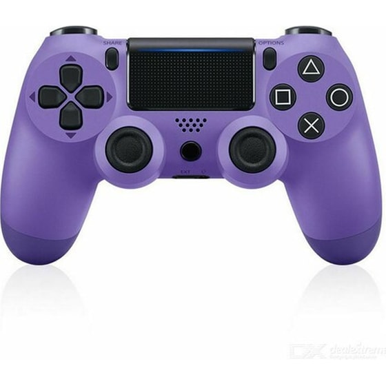 Doubleshock Gamepad Ασύρματο για PS4 με Δόνηση & Φωτισμό Μωβ image 1