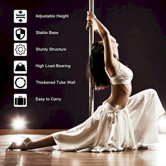 Στύλος Pole Dancing Viking T-70 Ασημί image 4