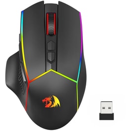 Redragon M814 RGB Pro Gaming Ασύρματο Ποντίκι - Black