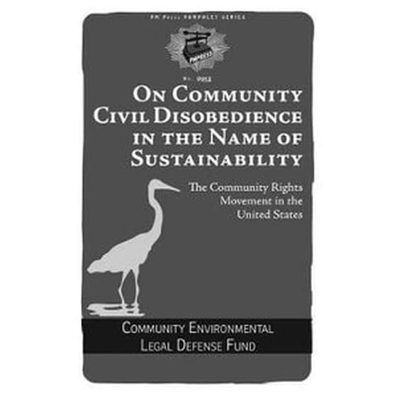 On Community Civil Disobedience In The Name Of Sustainability image 0