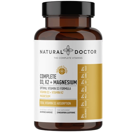 Natural Doctor Complete D3 K2 και Magnesium - 60 κάψουλες image 0