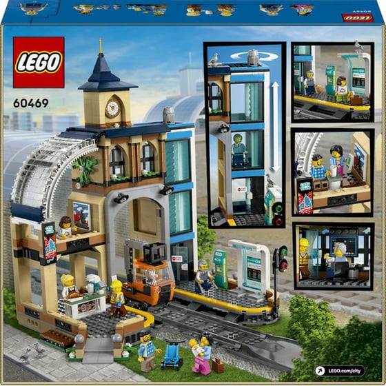 LEGO® City Κεντρικός Σιδηροδρομικός Σταθμός (60469) image 8