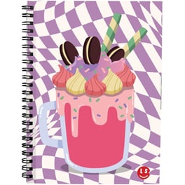Τετράδιο Σπιράλ Lycsac 17x25cm 2 Θεμάτων City Foodies (1 Τεμάχιο)