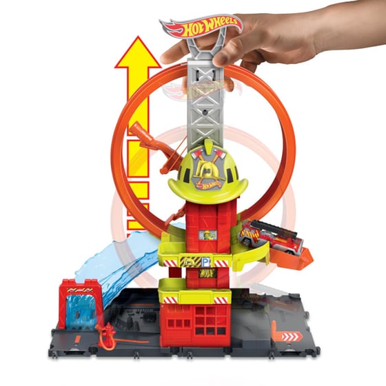 Mattel Hot Wheels City Πίστα Πυροσβεστικός Σταθμός image 1
