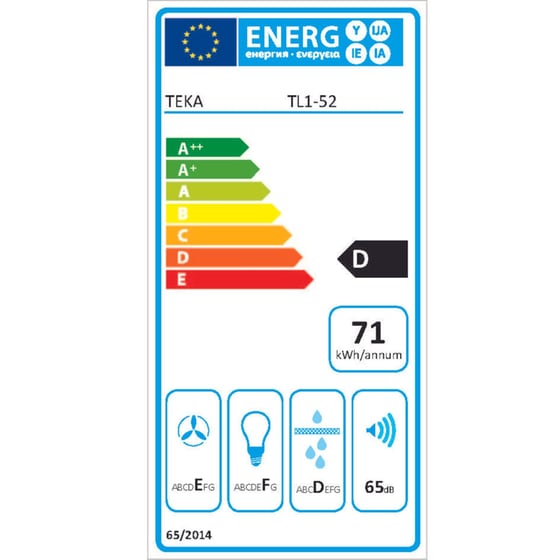 TEKA TL1 52 50 cm Inox Απορροφητήρας Συρόμενος image 4