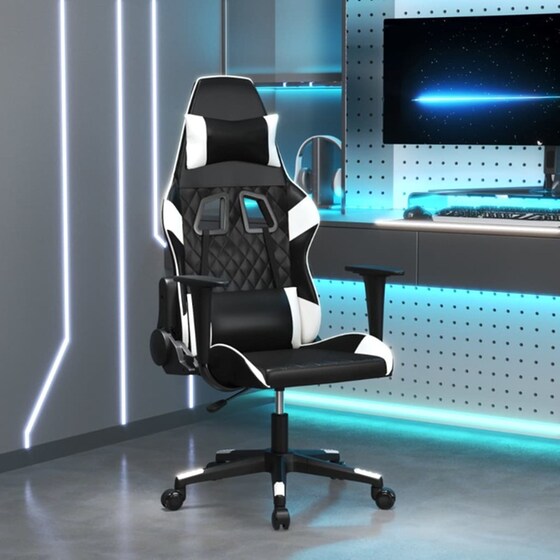 Καρέκλα Gaming VIDAXL Καρέκλα από Τεχνητό Δέρμα - Μαύρο image 7