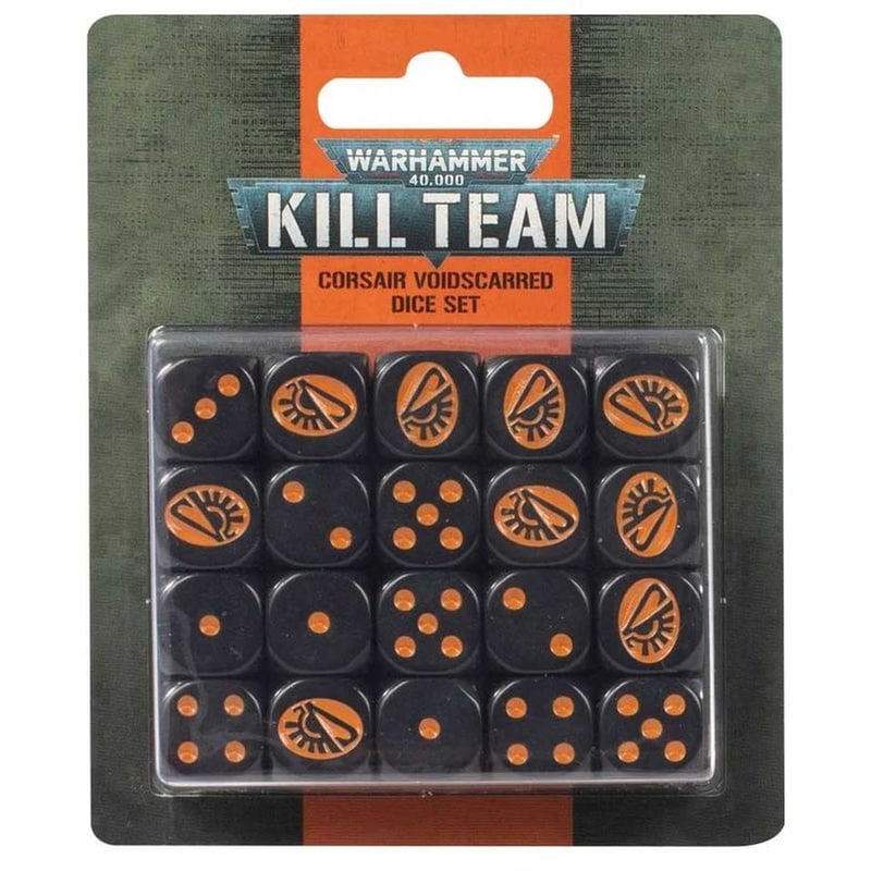 GAMES WORKSHOP Kill Team: Corsair Voidscarred Dice Set Warhammer 40k GAMES WORKSHOP