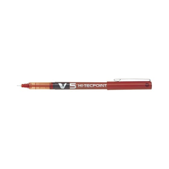 Στυλό Υγρής Μελάνης Pilot V5 Hi-Tech 0.5 mm Κόκκινο image 0