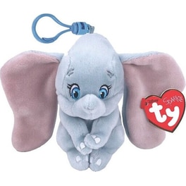Λούτρινο Χνουδωτό TY με Κλιπ Beanie Babies Dumbo το Ελεφαντάκι (8.5cm)