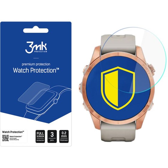 Προστασία Οθόνης 3MK Watch ARC για Garmin Fenix 7s (3τμχ) image 0