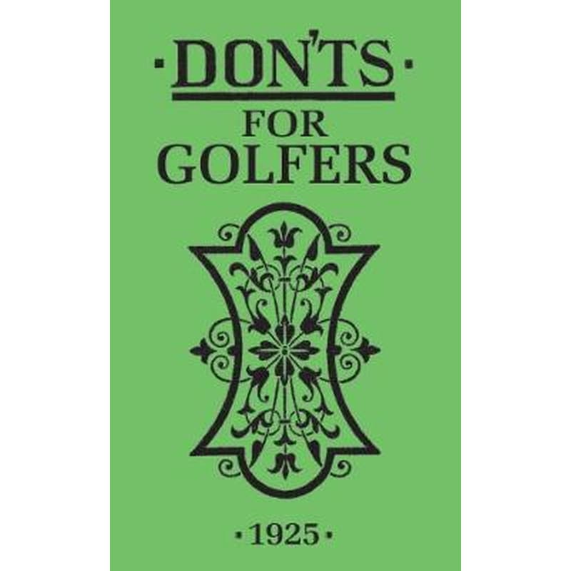 Donts for Golfers