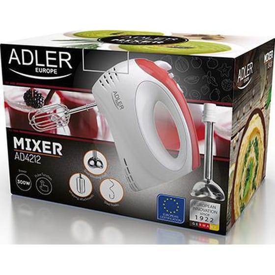 ADLER AD 4212 300 W Λευκό Μίξερ Χειρός image 5