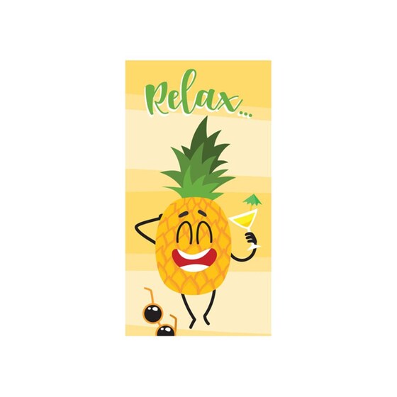 Πετσέτα Παραλίας Topo Relaxed Pineapple image 0