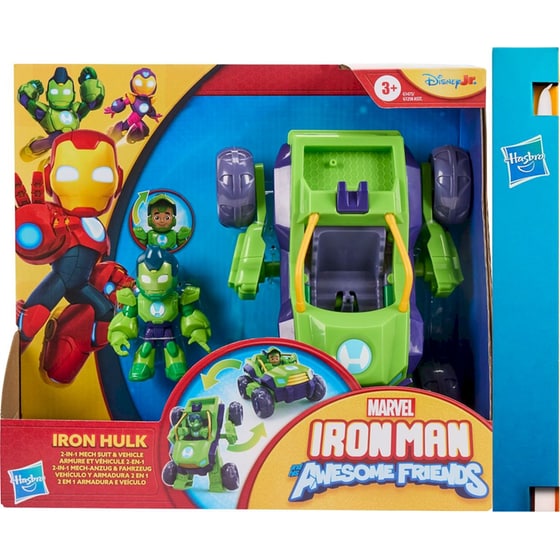 Παιχνιδολαμπάδα Hasbro Φιγούρα Marvel Iron Man & his Awesome Friends 2 σε 1 - 1 Τμχ Τυχαία Επιλογή (G12585) image 1