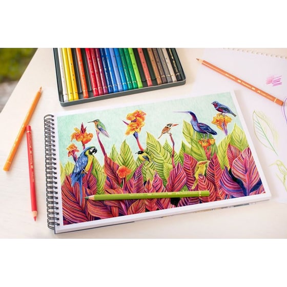 Ξυλομπογιές Faber Castell Polychromos Σετ σε Κασετίνα 24 Τεμάχια image 3