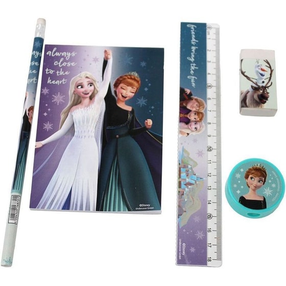 Σχολικό Σετ με Μπλοκ Gim Frozen Idyllic image 0