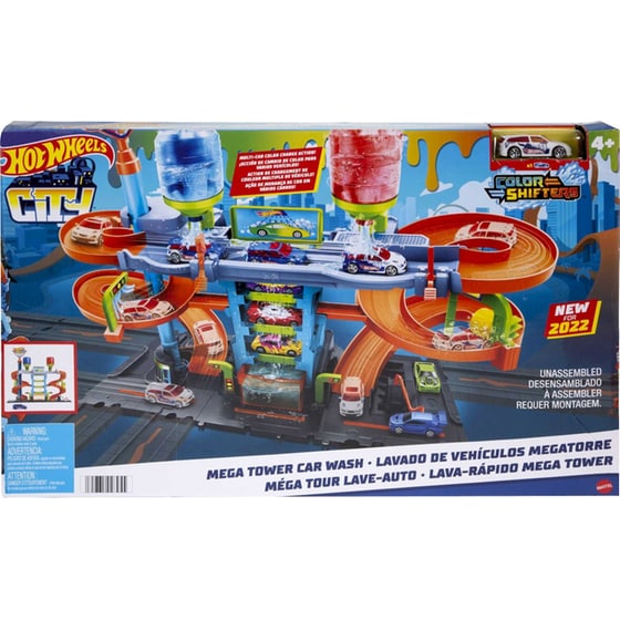 Hot Wheels Mega Πλυντήριο Χρωμοκεραυνών (HDP05) image 0
