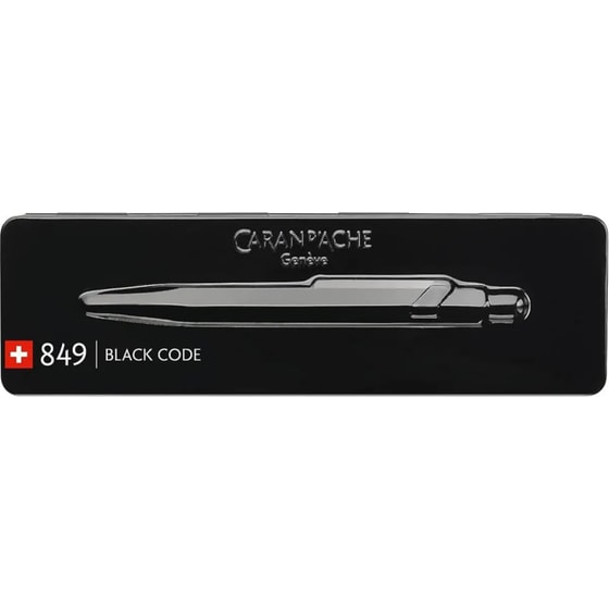 Στυλό Διαρκείας Caran d'Ache 849 με Κουμπί Medium 1.0 mm σε Κουτί Μαύρο image 3