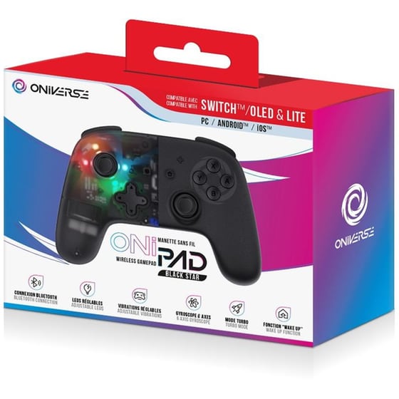 Oniverse Onipad Wireless - Χειριστήριο Nintendo Switch - Μαύρο image 6