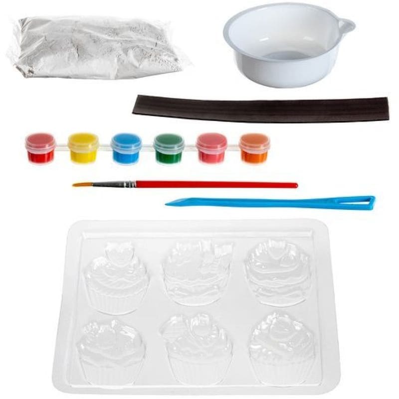 ISO TRADE Σετ Κατασκευής Μαγνητάκια - Diy Cupcakes