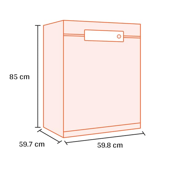HAIER XF 4A4M4PDX για 14 Σερβίτσια Inox με WiFi Πλυντήριο Πιάτων image 2