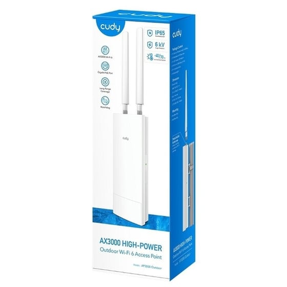 Cudy AP3000 Outdoor Wi-Fi Access Point Wi-Fi 6 Dual Band (2.4 & 5 GHz) image 3