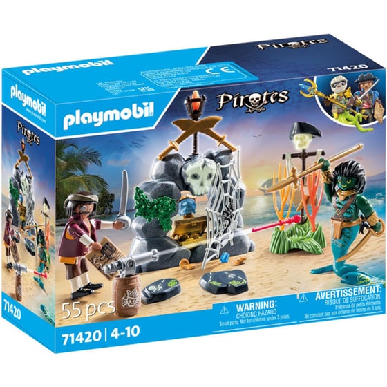 PLAYMOBIL® Pirates Πειρατές και Κυνήγι Θησαυρού (71420) image 0