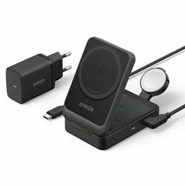 Ασύρματος Φορτιστής Anker MagGo 3-in-1 Charging Station 15W - Black