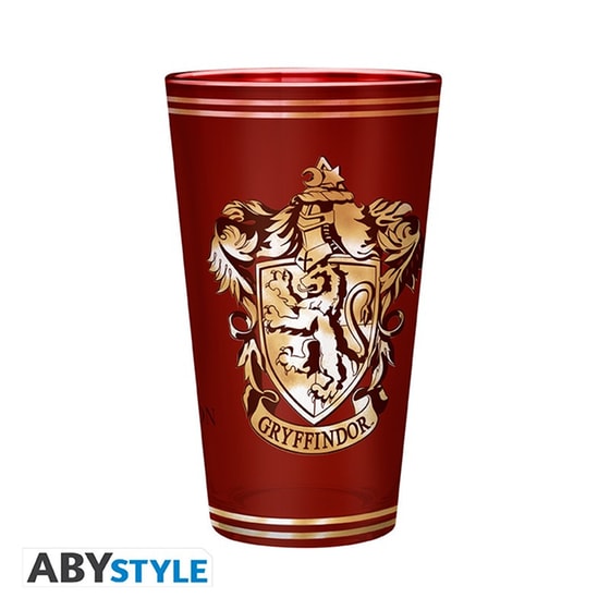 Σετ Ποτήρι με Πιν & Σημειωματάριο ABYstyle Harry Potter Γυάλινο 400 ml - Gryffindor image 1