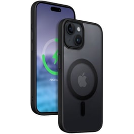 Θήκη Apple iPhone 15 Plus - Crong Hybrid Frost Mag Cover - Black