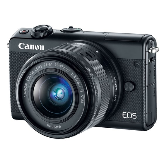 CANON EOS M100 με φακό 15-45mm Black image 1