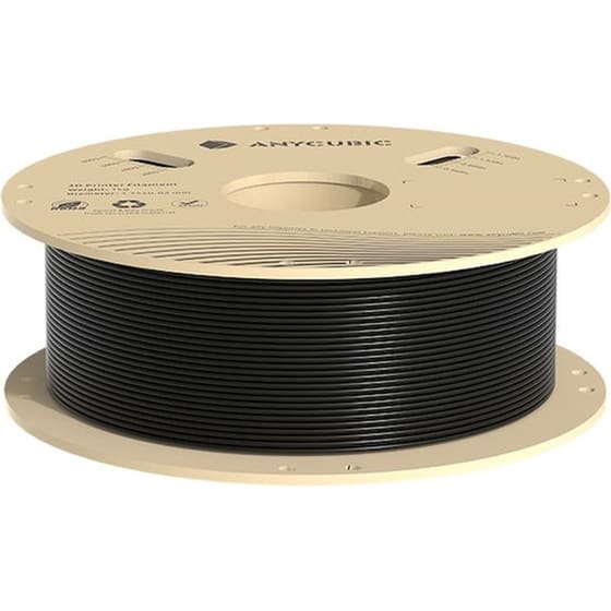 Anycubic Νήμα 3D PLA Filament 1.75mm - Μαύρο image 1