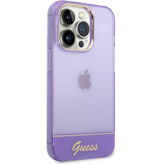 Guess Translucent Hard Case Θήκη Προστασίας Με Διάφανο Σχεδιασμό – Iphone 14 Pro Max (purple) image 4