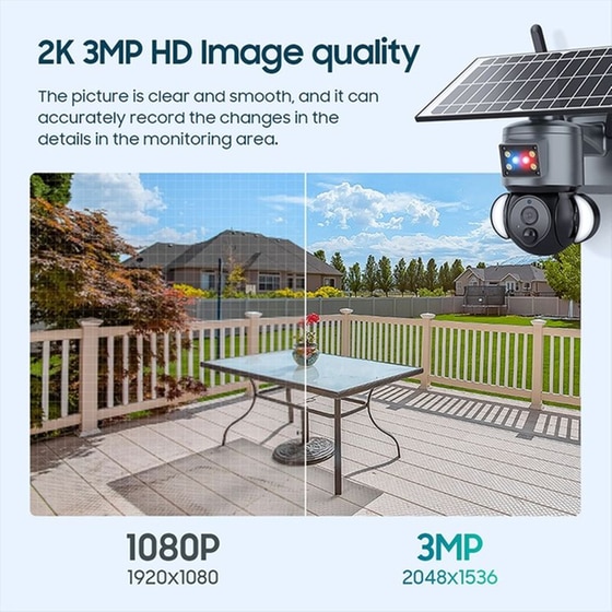 Wifi Solar Dom Camera Ultrahd 3k Jk14-s528-3mp image 4