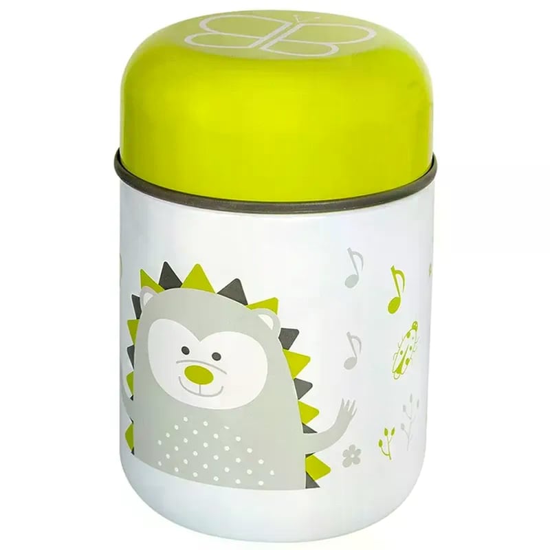 BBLUV Βρεφικό Θερμός Φαγητού με Κουτάλι Bbluv Lime 300ml