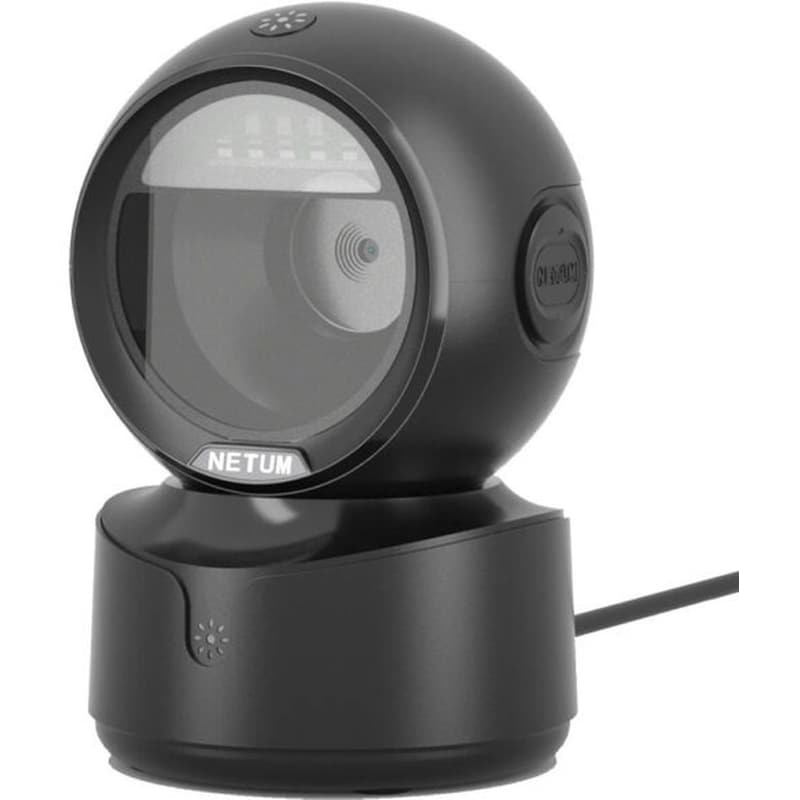NETUM Scanner Επιτραπέζιο Hands-Free Omnidirectional Ανάγνωση 2D και QR Barcodes