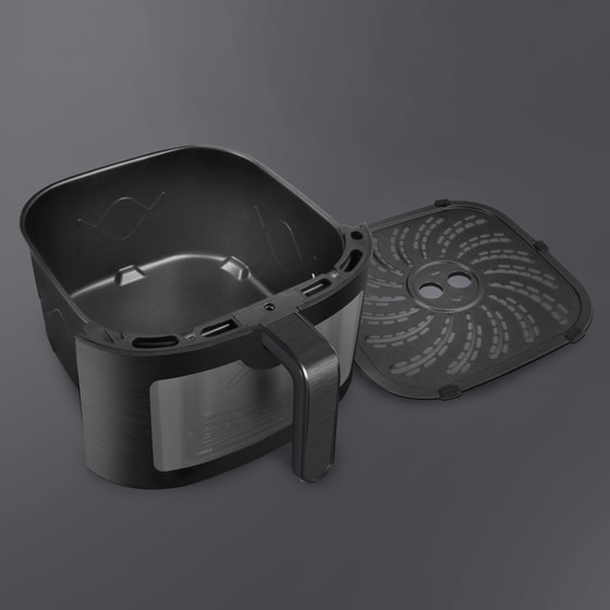 ROHNSON R-2884 με Αποσπώμενο Κάδο 1800 W 8 L Μαύρο Φριτέζα Αέρος image 2